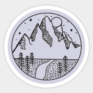 Mountain Sticker